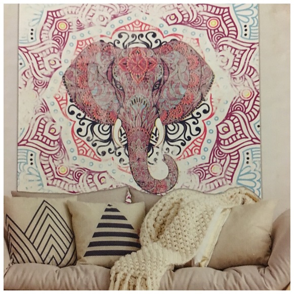 Last one Boho Elephant Wall Tapestry - Picture 2 of 4